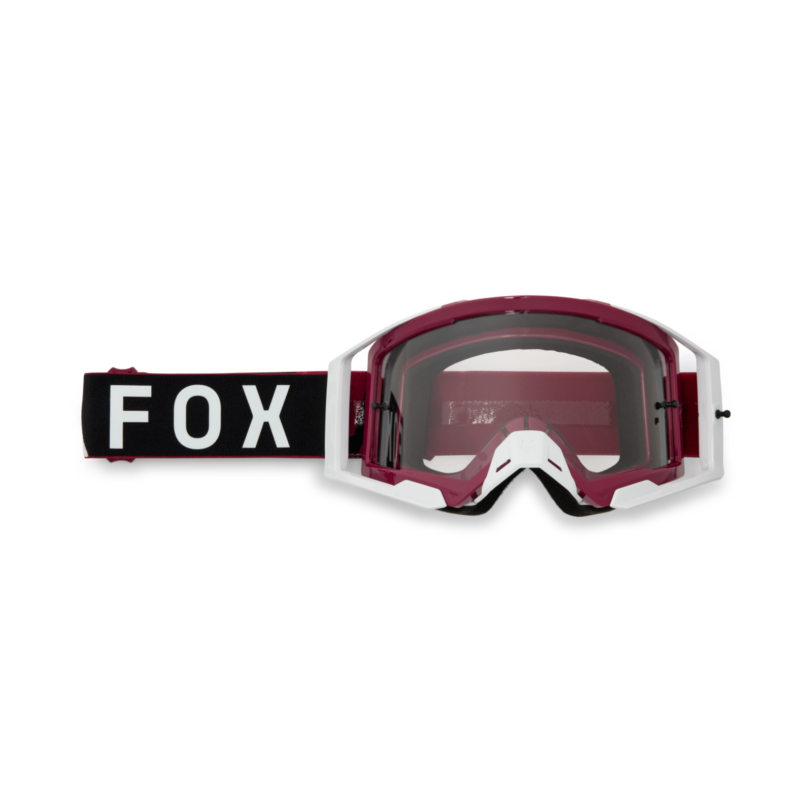 Fox Racing Airspace Tine - Smoke Motorradbrille in ROT
