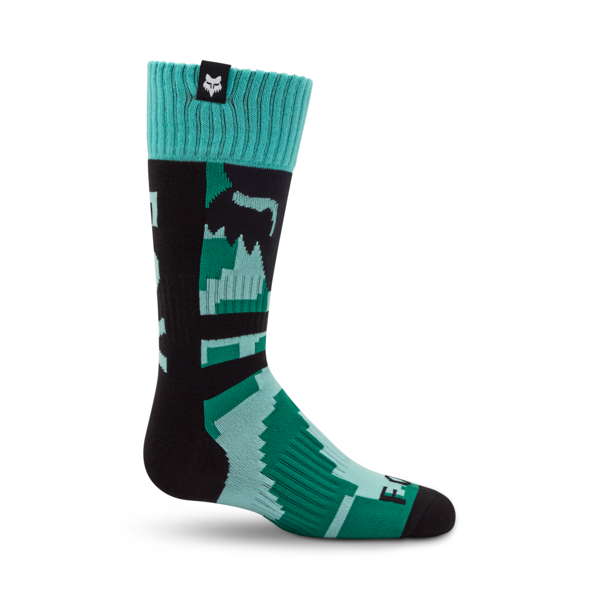 Fox Racing Yth 180 Kairos Motocross Socken in BLAU