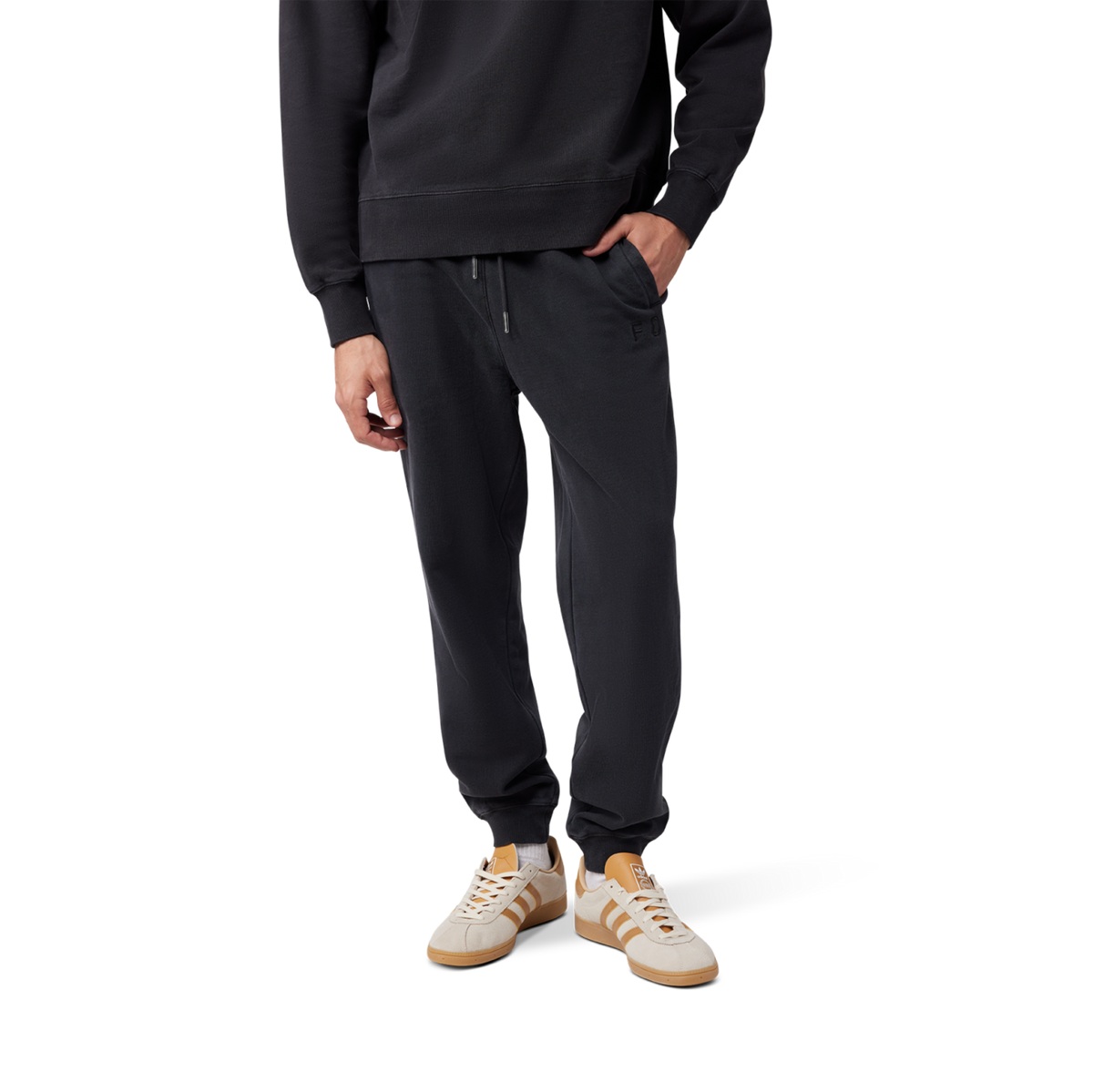 Fox Racing Wordmark Fleece Jogger in SCHWARZ
