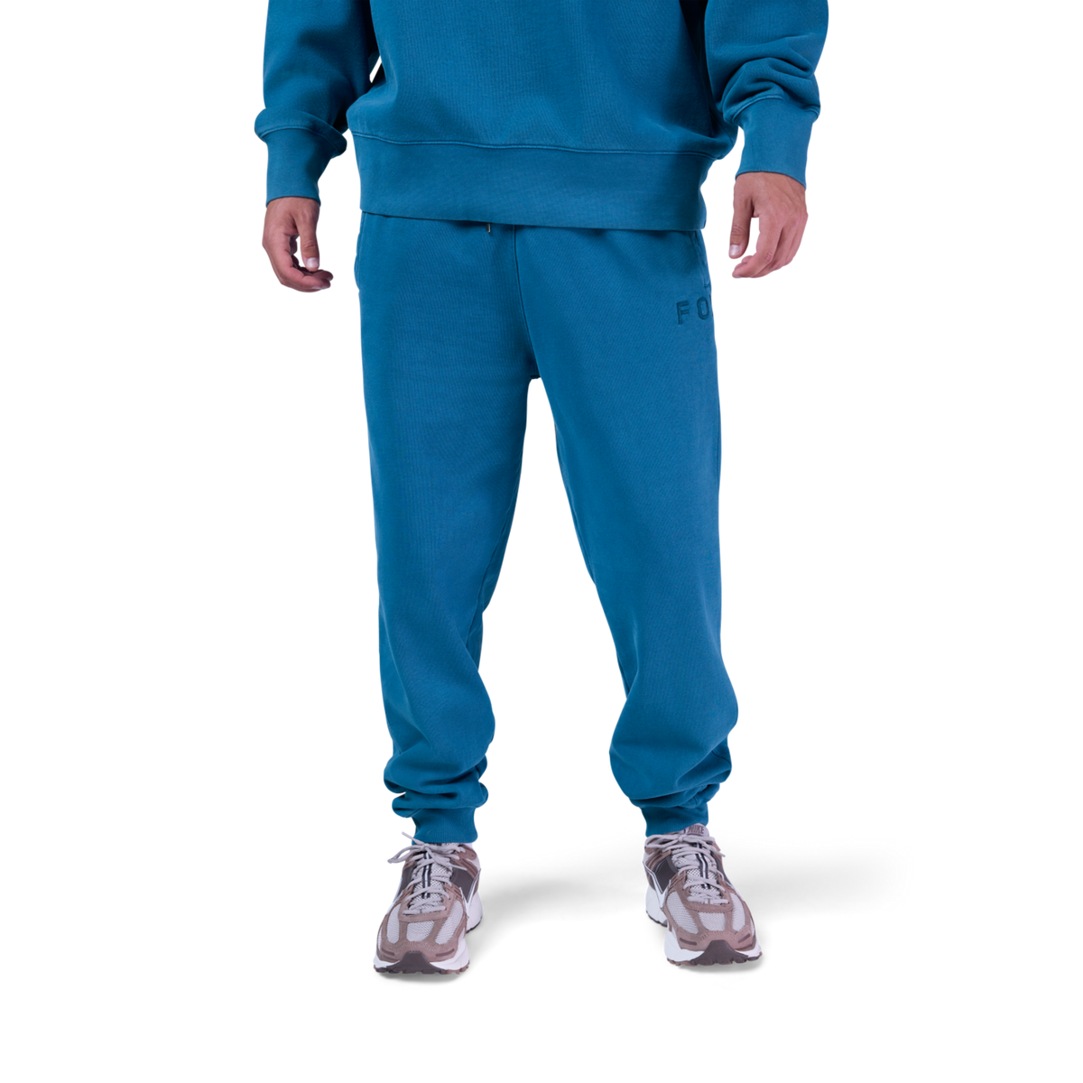 Fox Racing Wordmark Fleece Jogger in BLAU