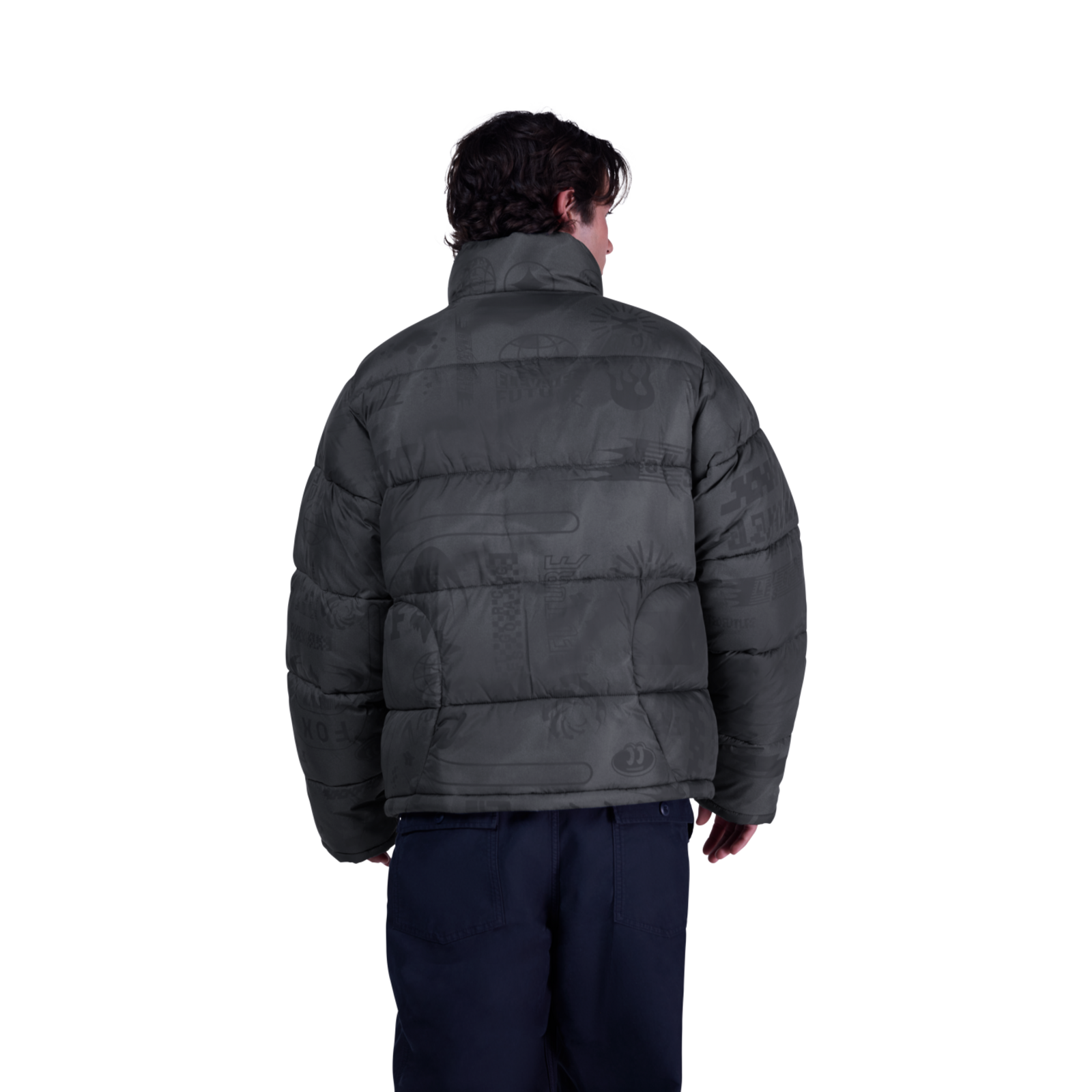 Fox Racing Ridgeway Printed Hi-Loft Jacket in GRAU