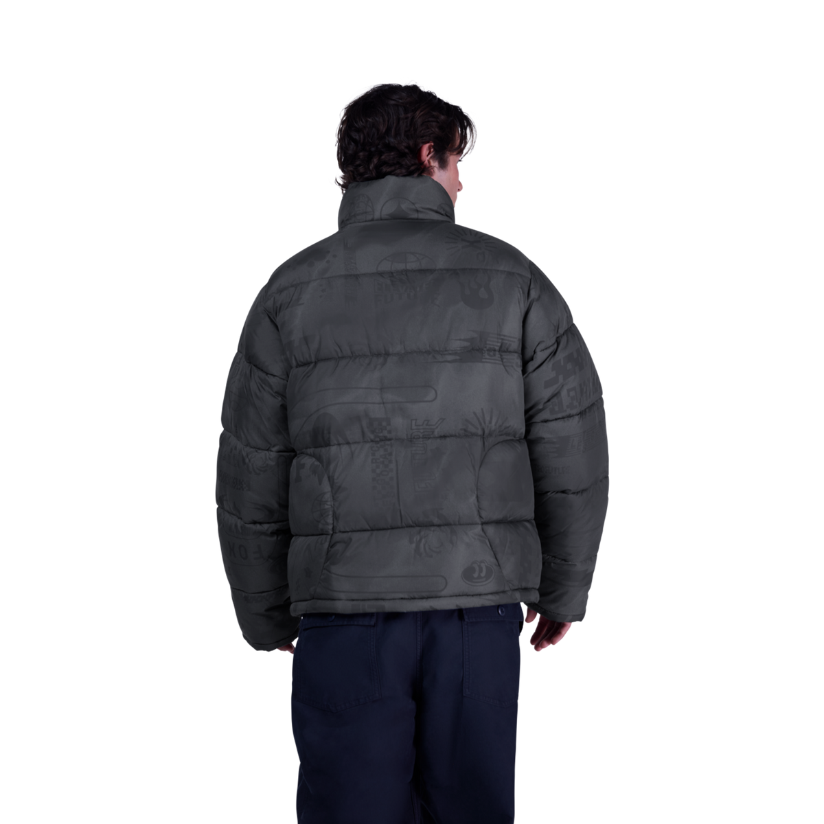 Fox Racing Ridgeway Printed Hi-Loft Jacket in GRAU