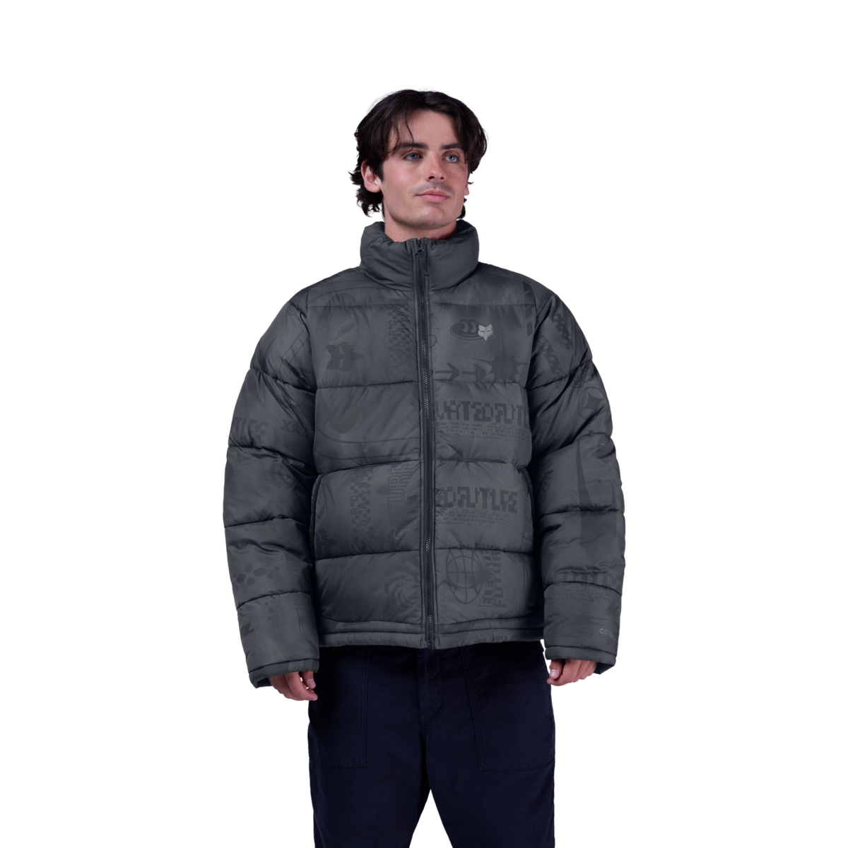Fox Racing Ridgeway Printed Hi-Loft Jacket in GRAU