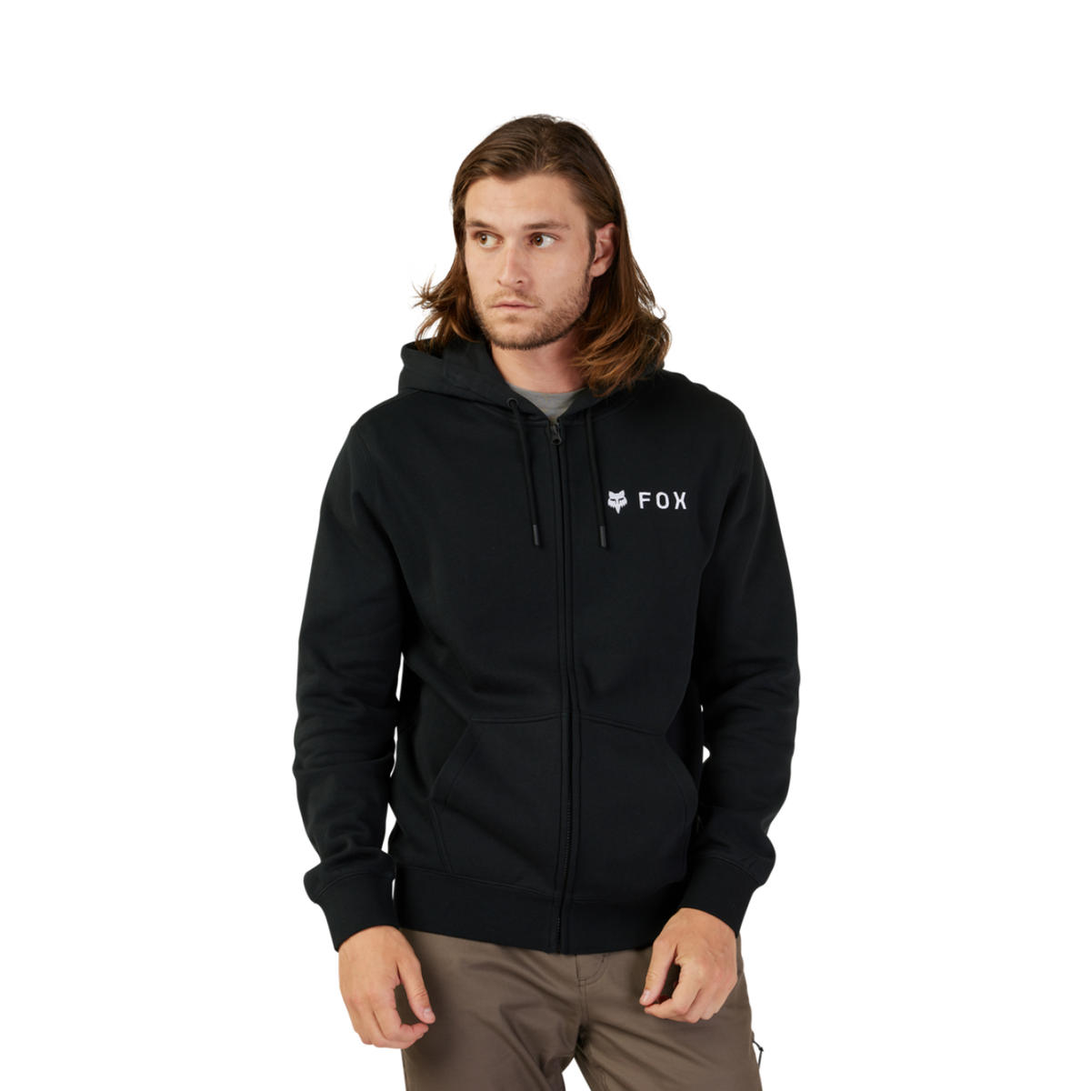Fox Racing Absolute Fleece Zip in SCHWARZ