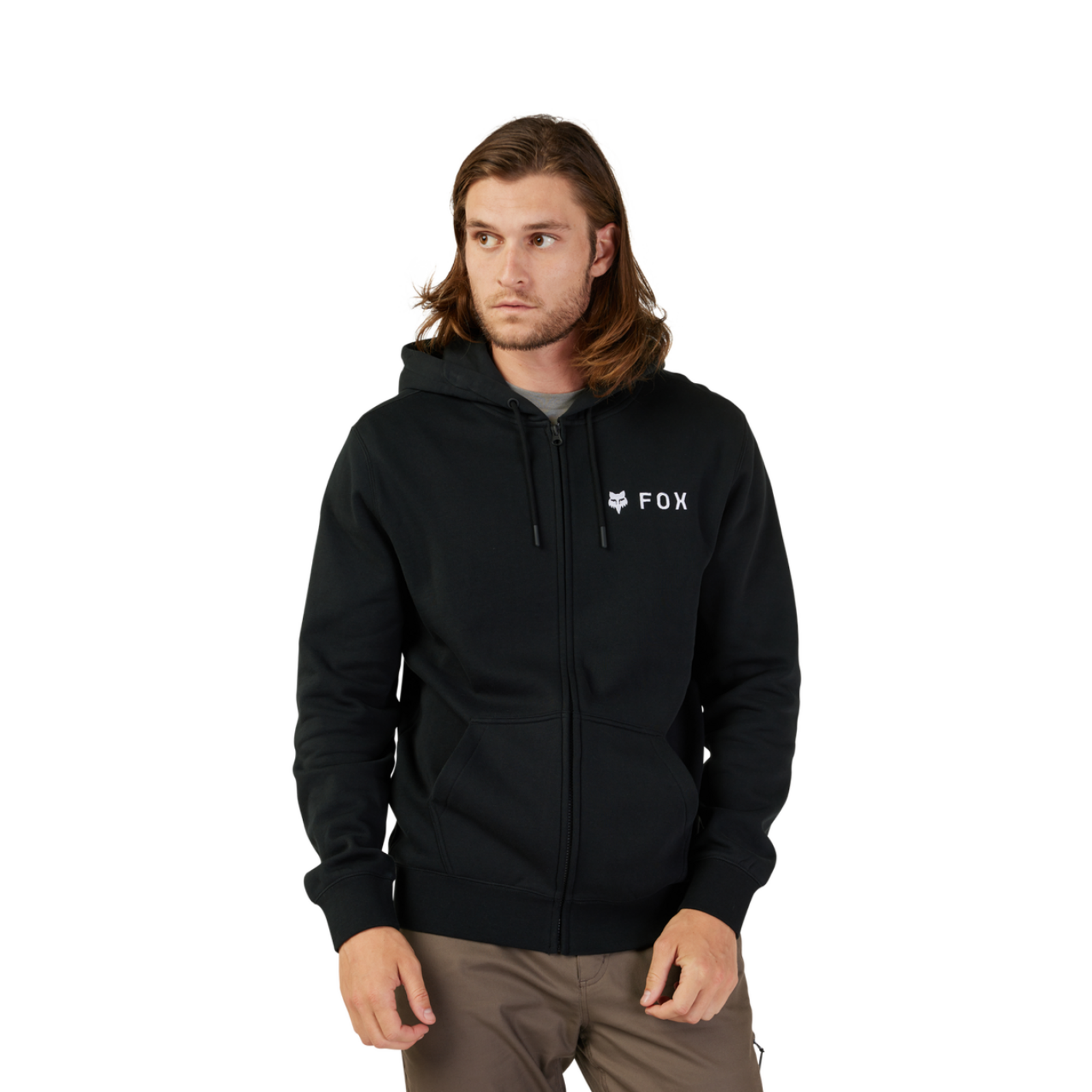 Fox Racing Absolute Fleece Zip in SCHWARZ