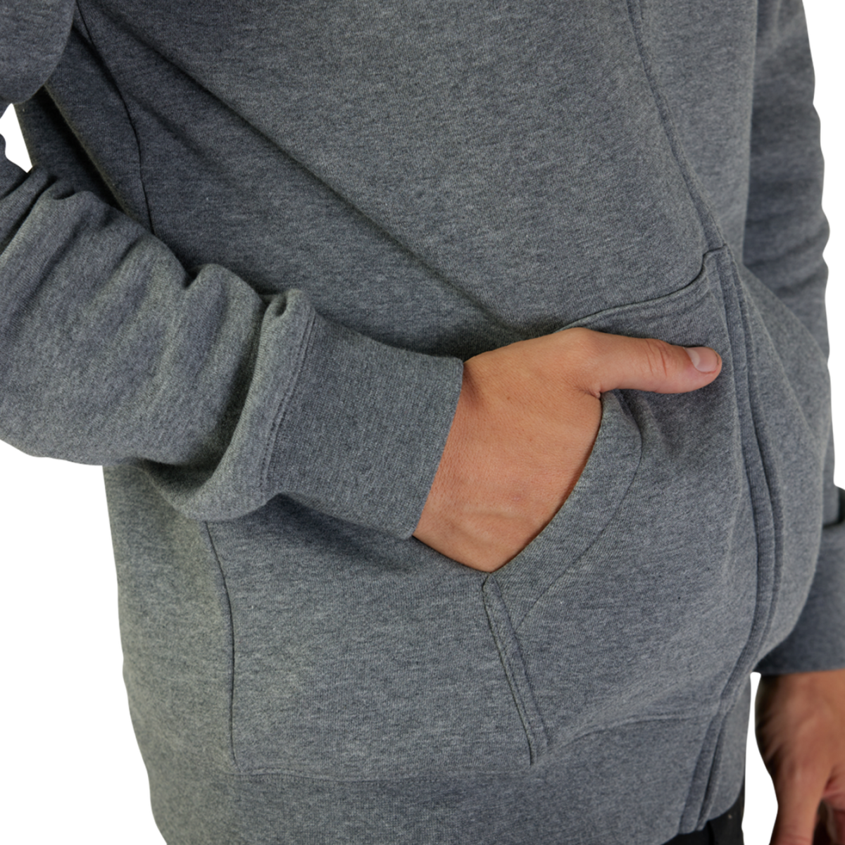 Fox Racing Absolute Fleece Zip in GRAU