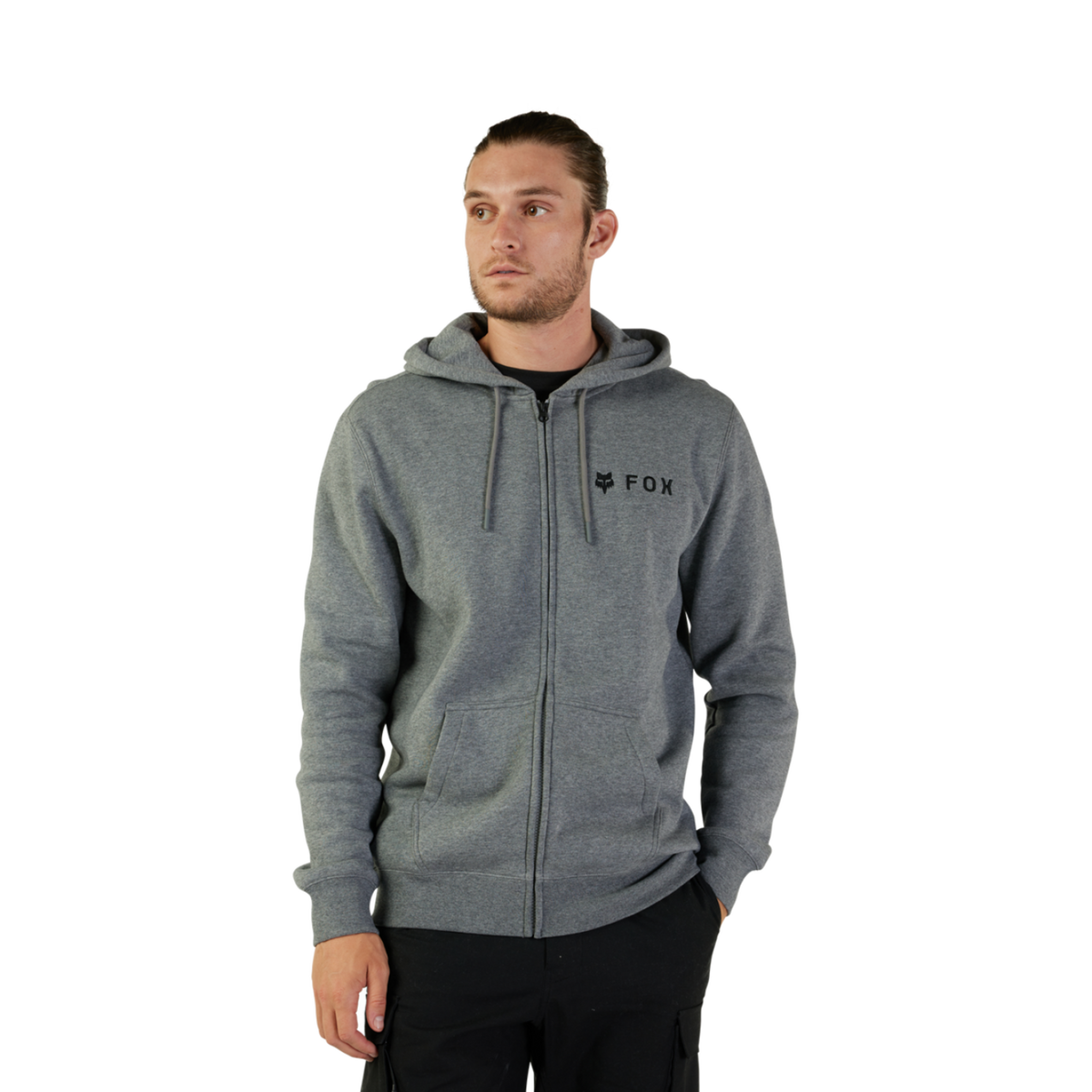 Fox Racing Absolute Fleece Zip in GRAU