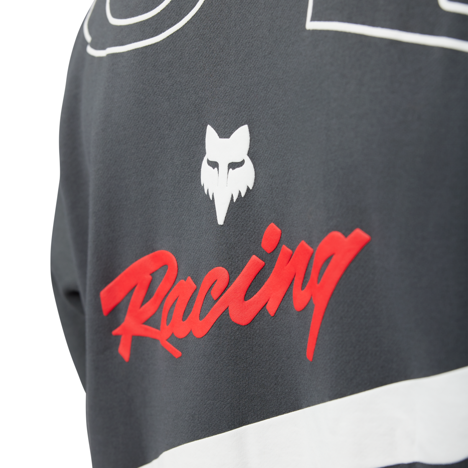 Fox Racing Honda Oversized Fleece Crew in SCHWARZ