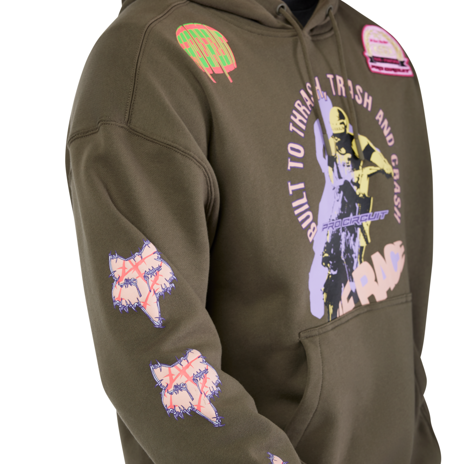Fox Racing Pro Circuit Oversized Fleece in BRAUN