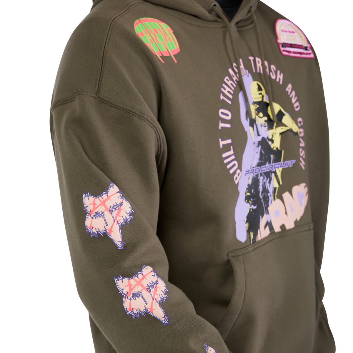 Fox Racing Pro Circuit Oversized Fleece in BRAUN