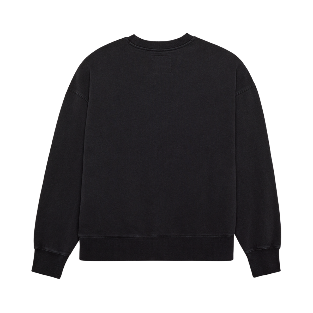 Fox Racing Wordmark Oversized Fleece Crew in SCHWARZ