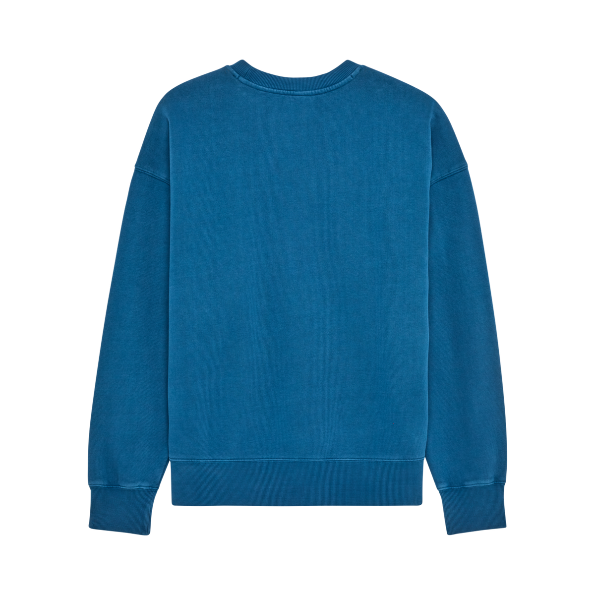 Fox Racing Wordmark Oversized Fleece Crew in BLAU
