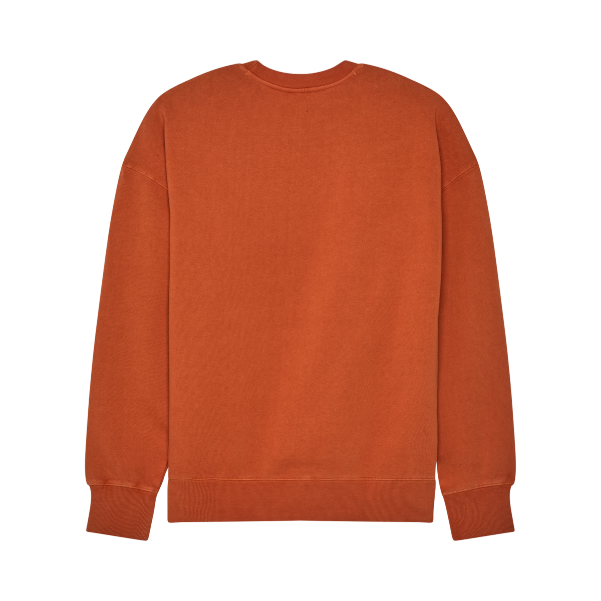 Fox Racing Wordmark Oversized Fleece Crew in ORANGE