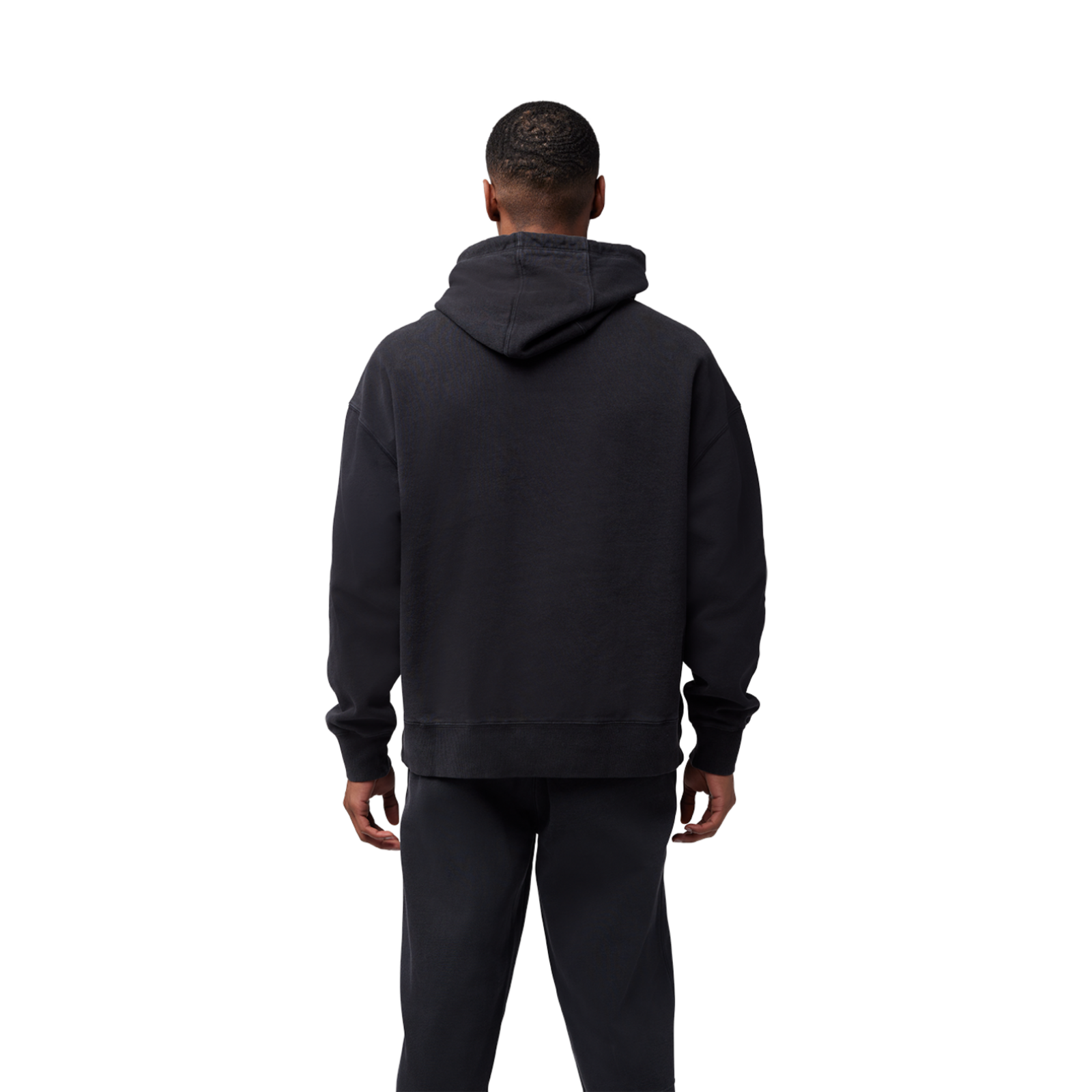 Fox Racing Wordmark Oversized Fleece in SCHWARZ
