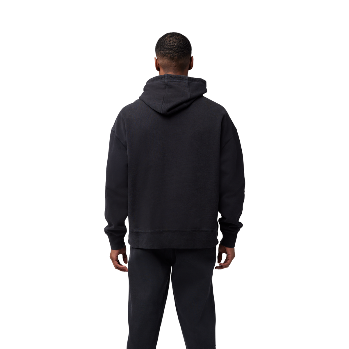 Fox Racing Wordmark Oversized Fleece in SCHWARZ