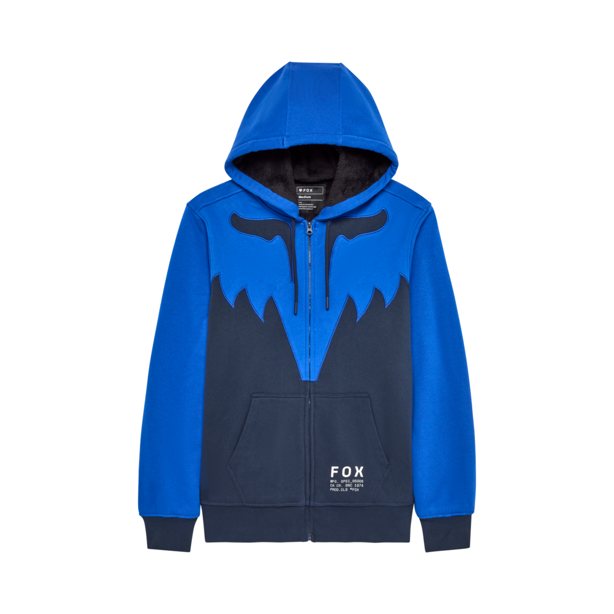 Fox Racing Spire Sasquatch Fleece Zip in BLAU