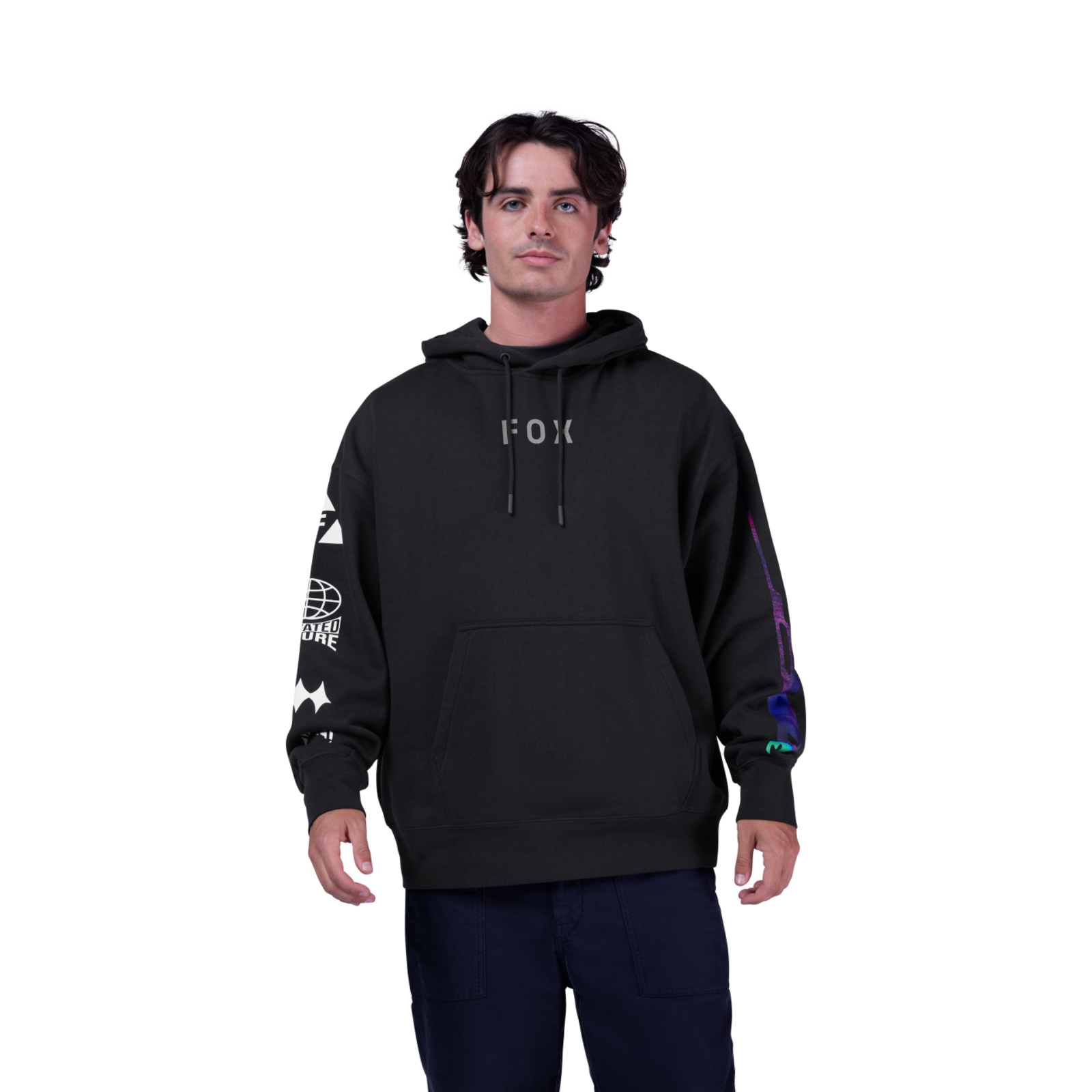 Fox Racing Image Cosmo Oversized Fleece in SCHWARZ