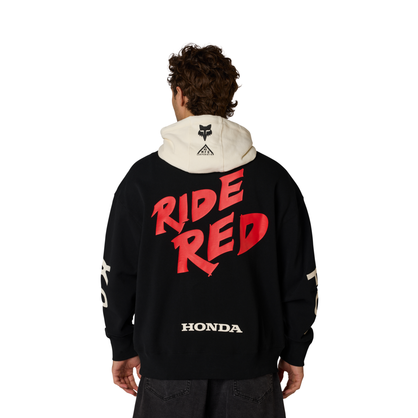 Fox Racing Honda Blocked Flc Po in SCHWARZ