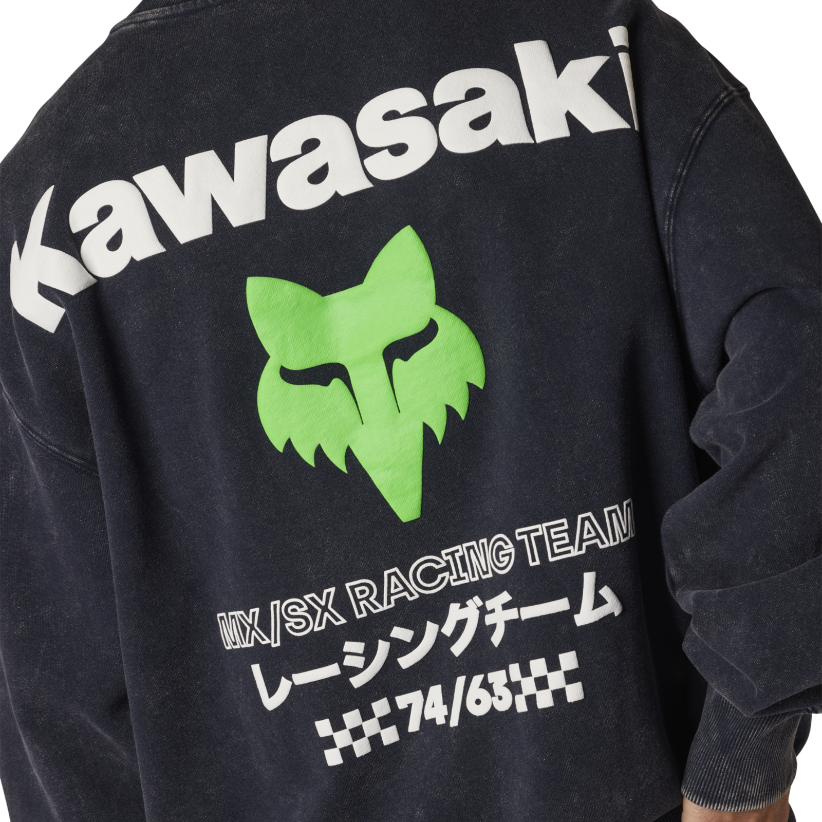 Fox Racing Kawi Flc Crew in SCHWARZ