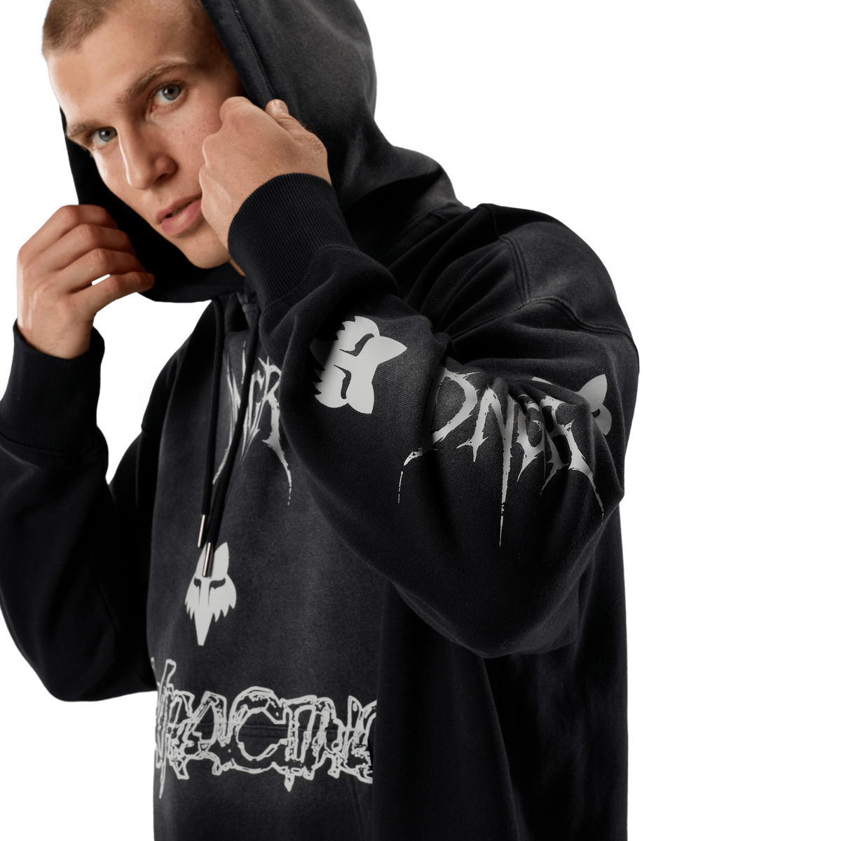 Fox Racing Dngr Heavyweight Fleece Po in SCHWARZ