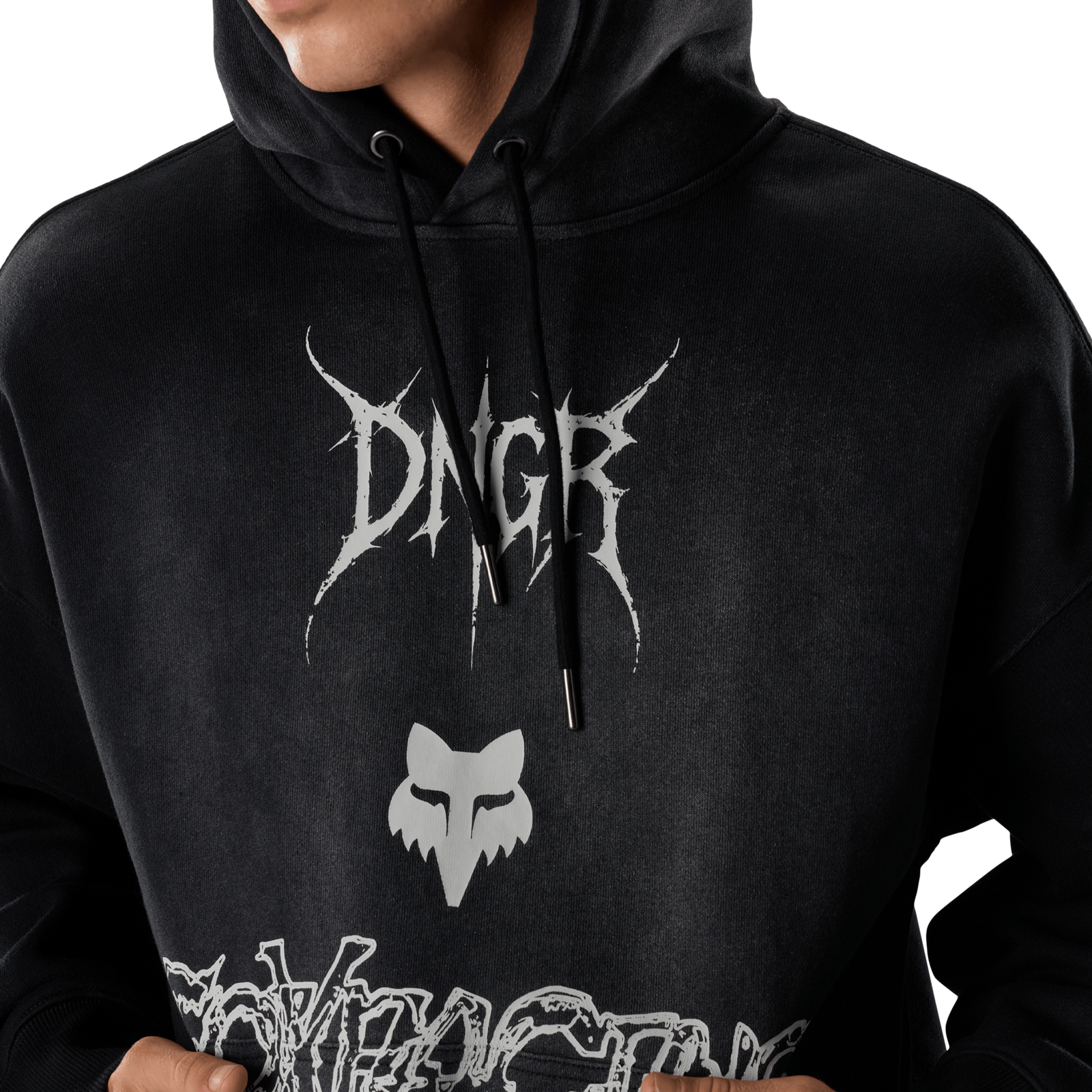 Fox Racing Dngr Heavyweight Fleece Po in SCHWARZ