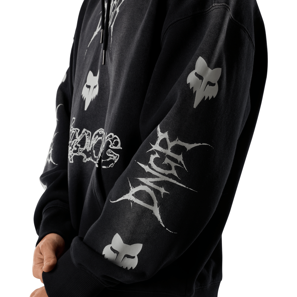Fox Racing Dngr Heavyweight Fleece Po in SCHWARZ