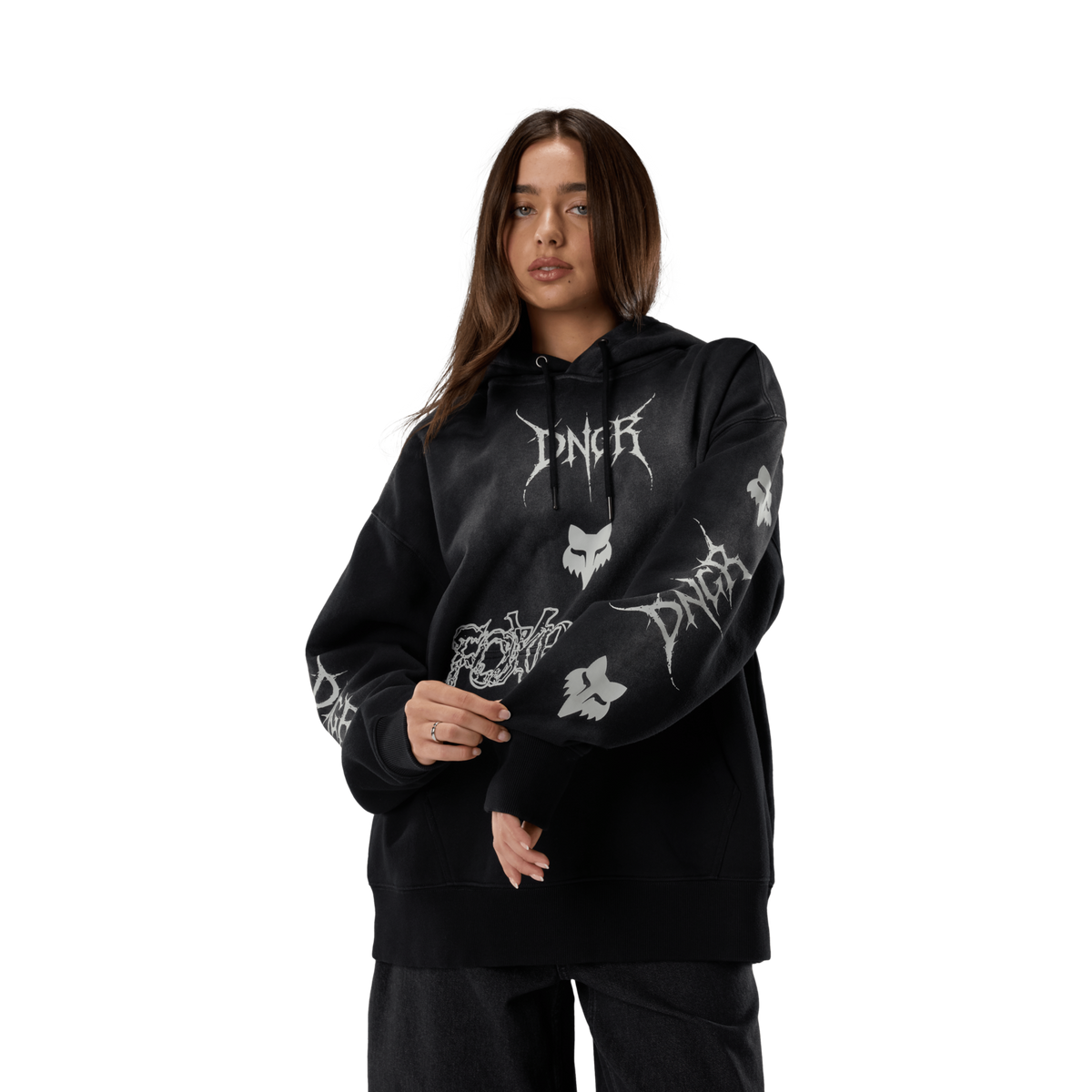 Fox Racing Dngr Heavyweight Fleece Po in SCHWARZ