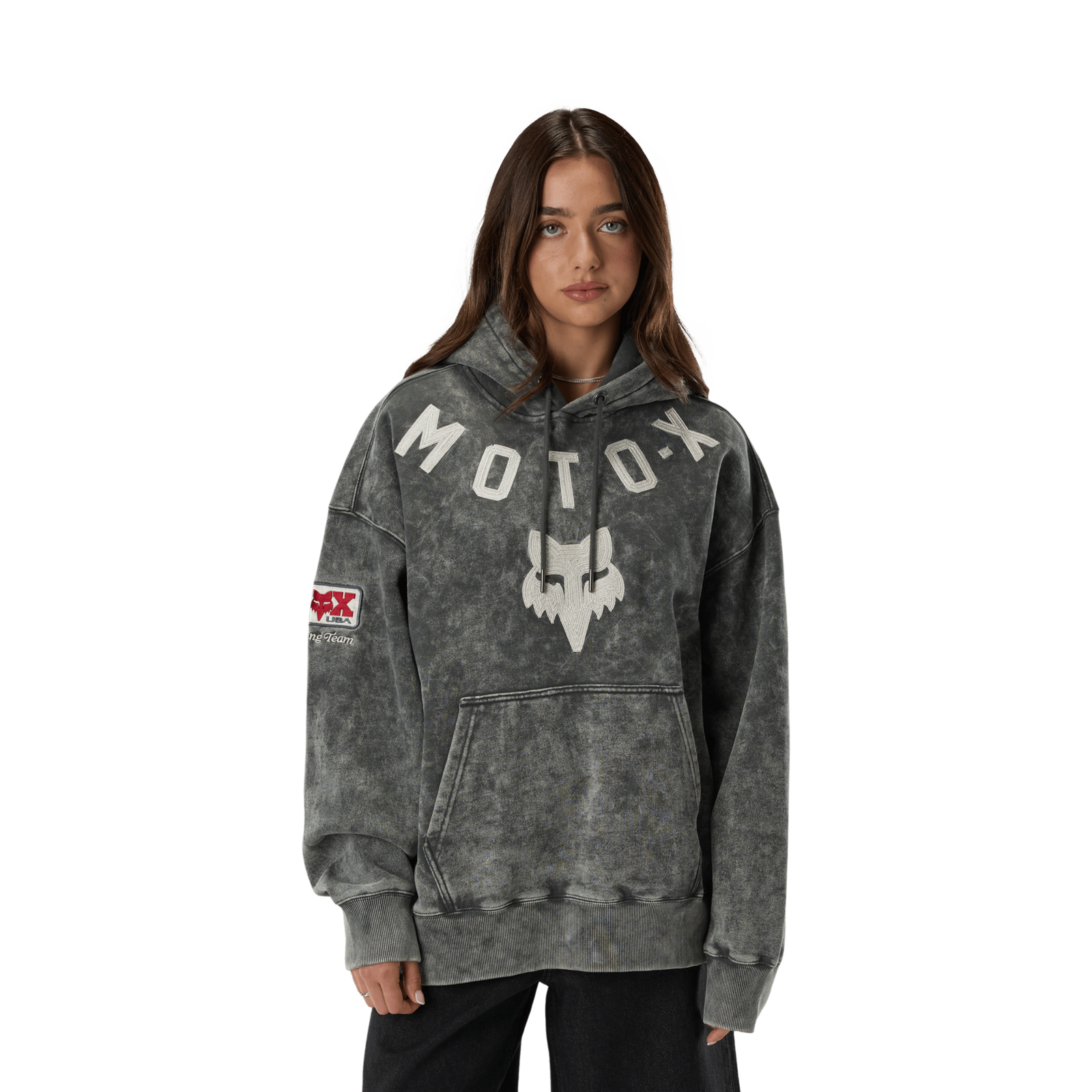 Fox Racing Moto-X Heavyweight Flc Po in GRAU