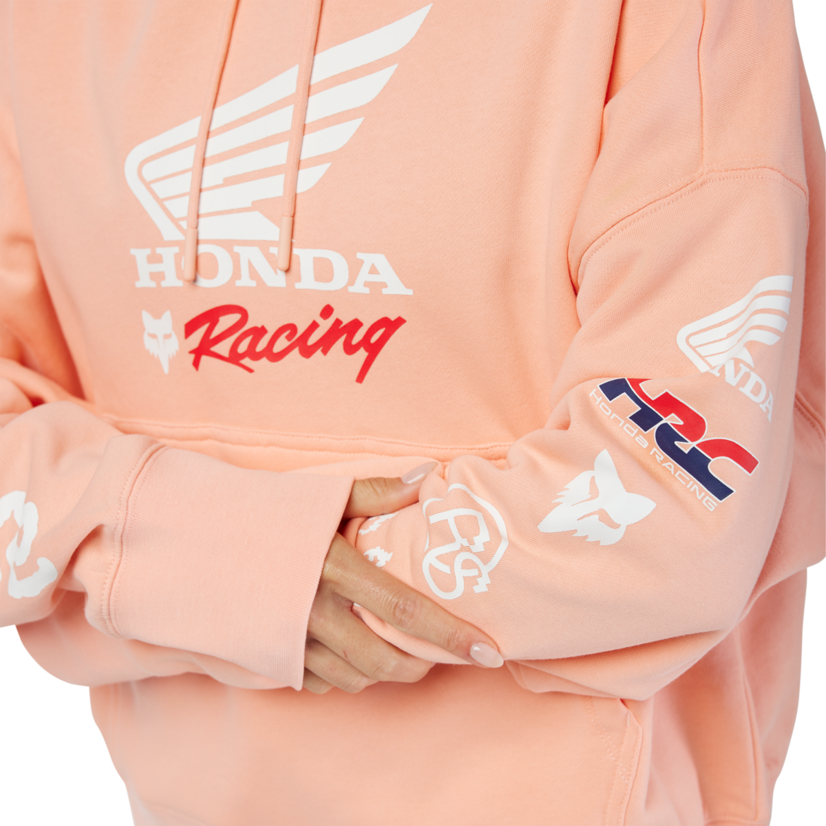 Fox Racing W Fox X Honda Ov Fleece in PINK
