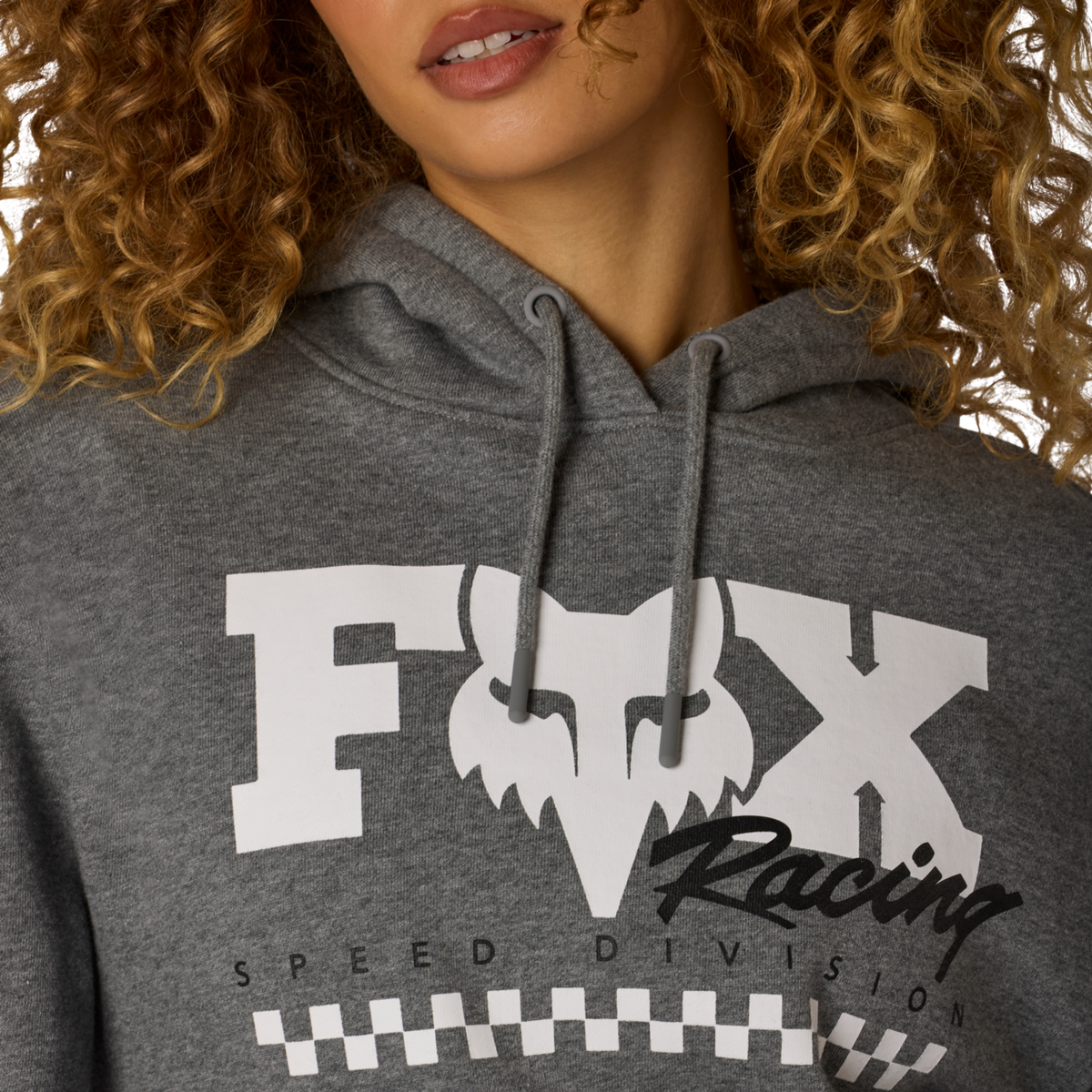 Fox Racing W Checker Flc Po in GRAU