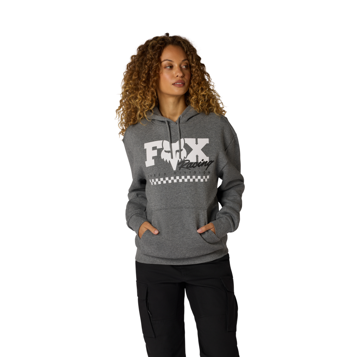 Fox Racing W Checker Flc Po in GRAU