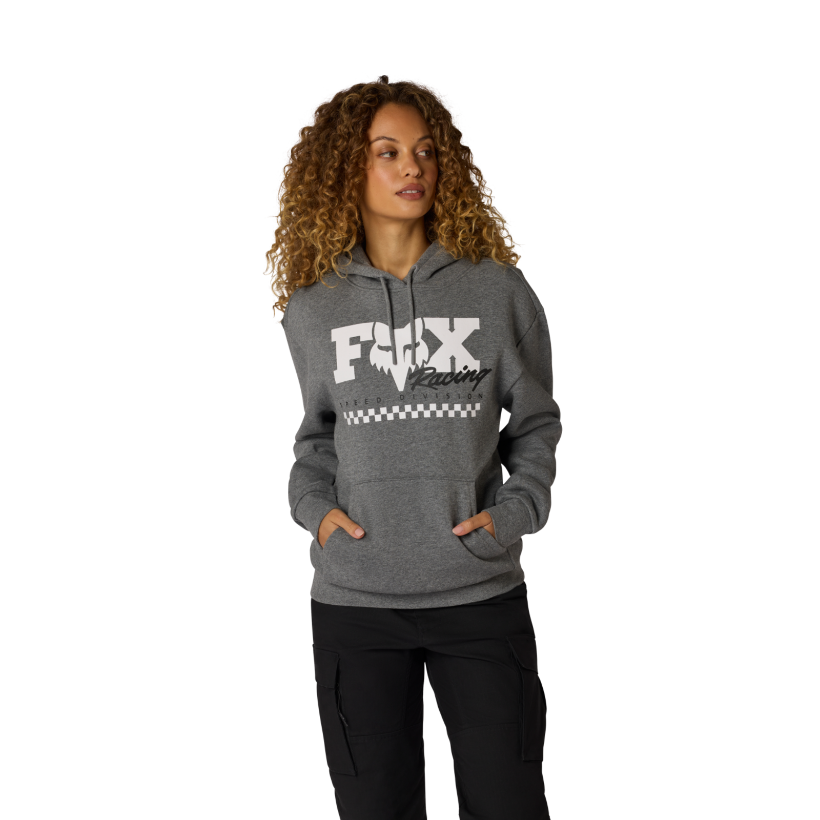 Fox Racing W Checker Flc Po in GRAU