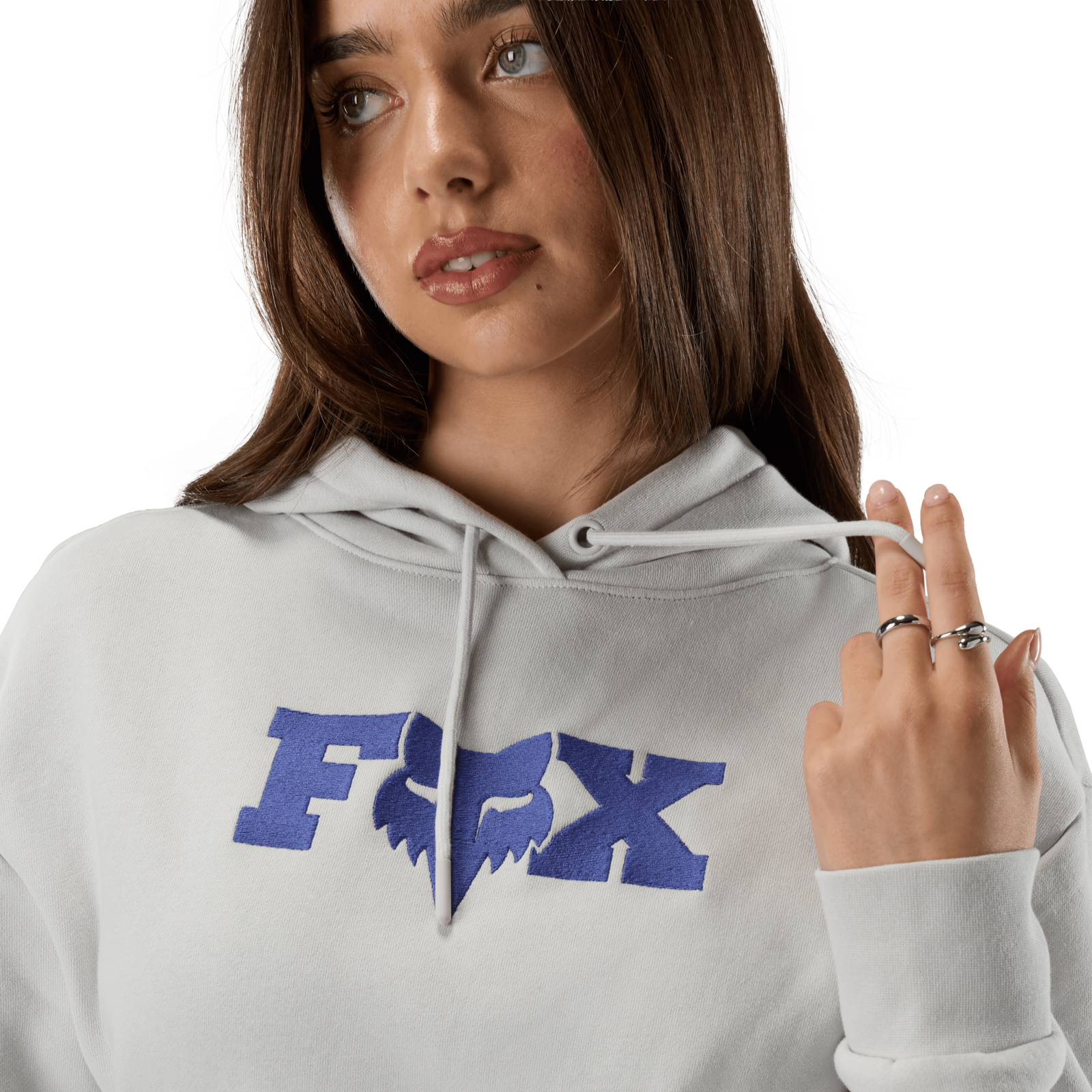 Fox Racing W F Head X Fleece Po in GRAU