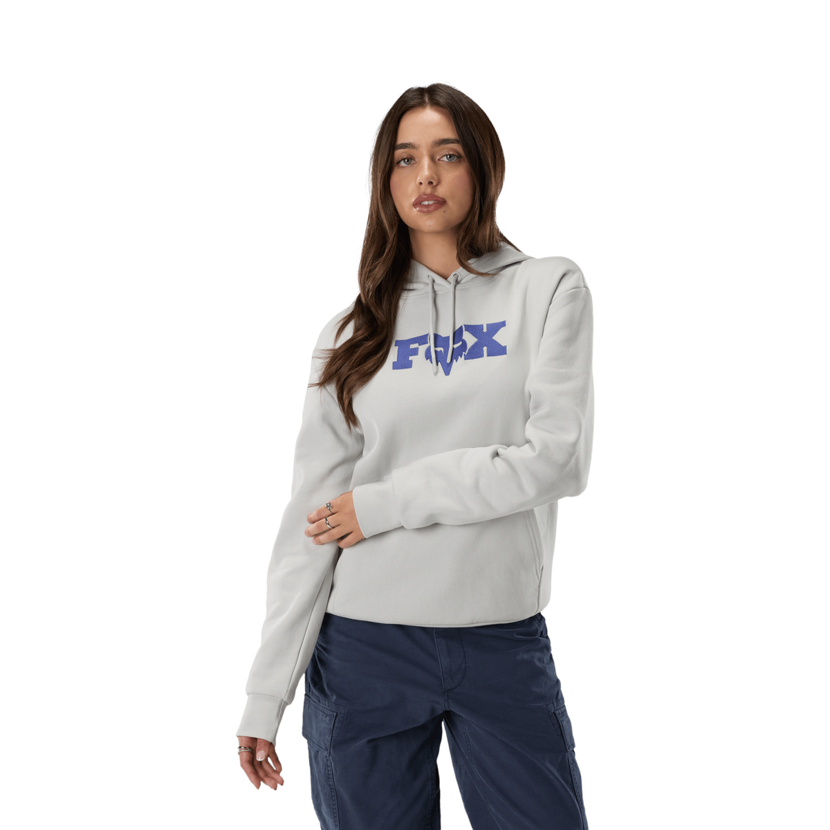 Fox Racing W F Head X Fleece Po in GRAU