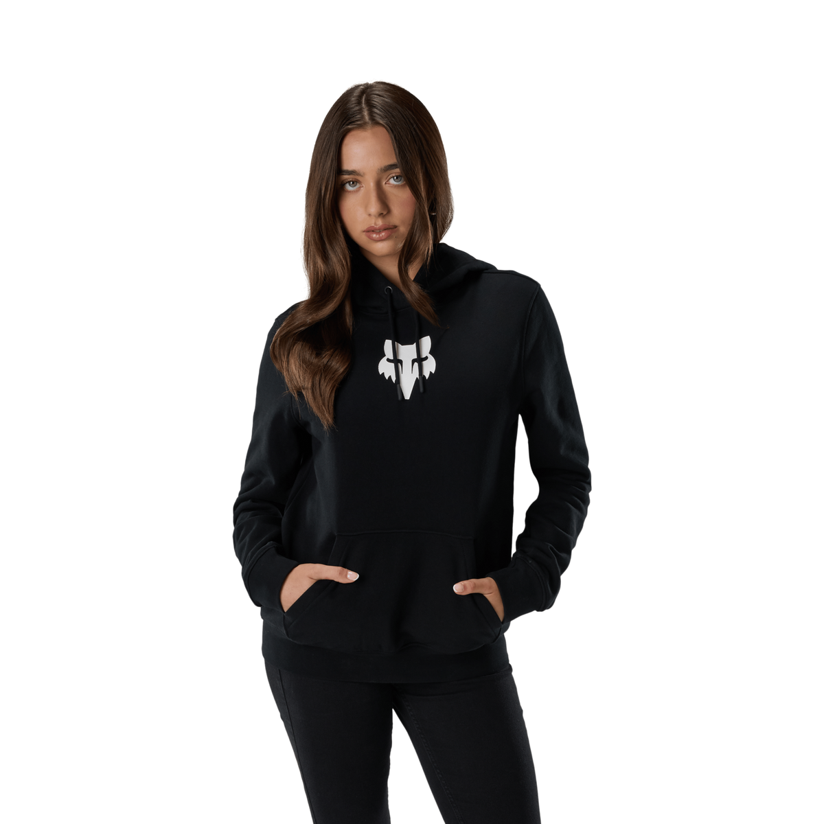 Fox Racing W Fox Head Fleece Po in SCHWARZ