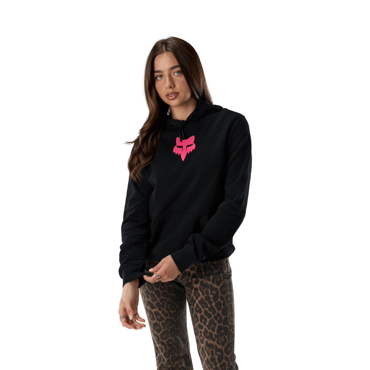 Fox Racing W Fox Head Fleece Po in SCHWARZ