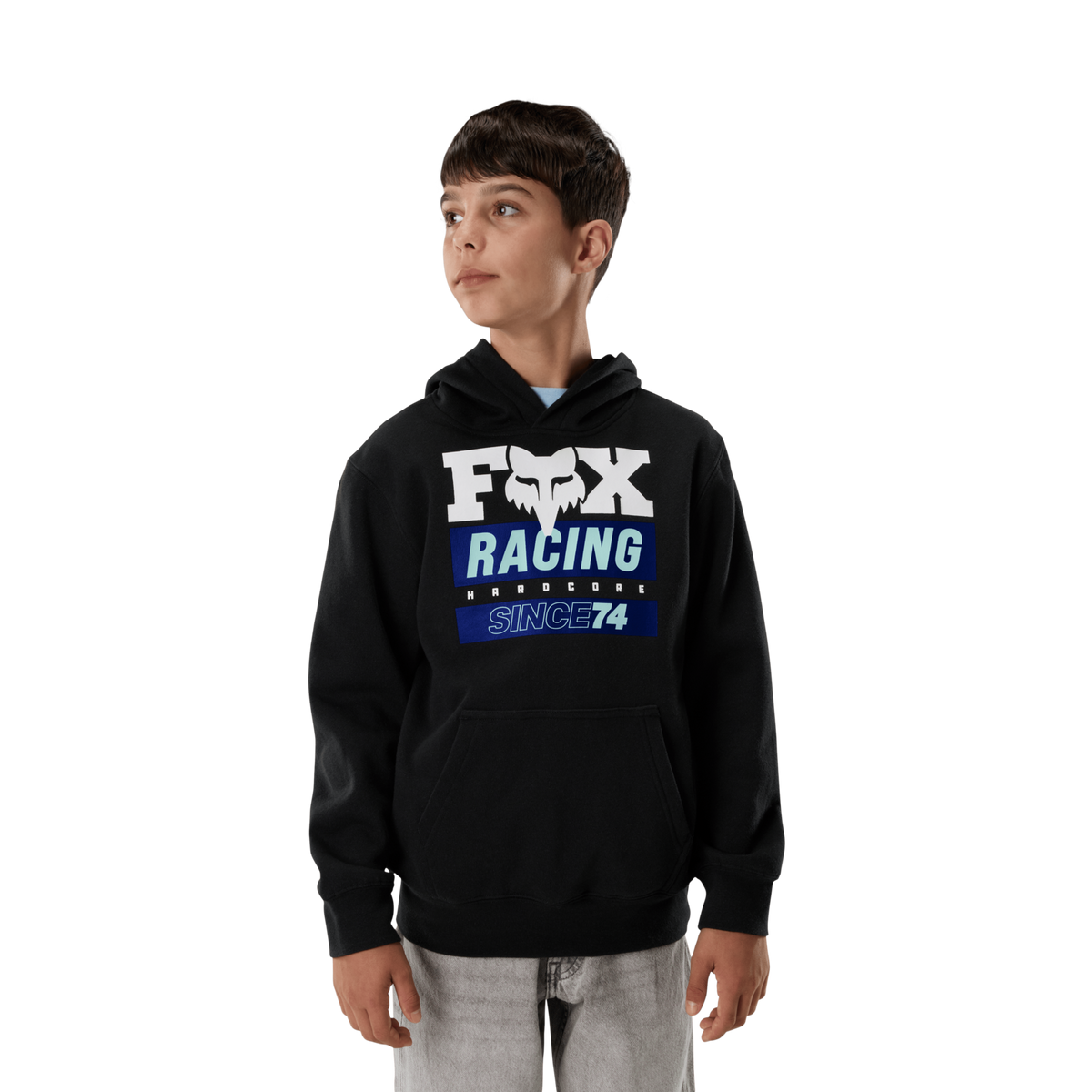 Fox Racing Yth Since 74 Fleece Po in SCHWARZ