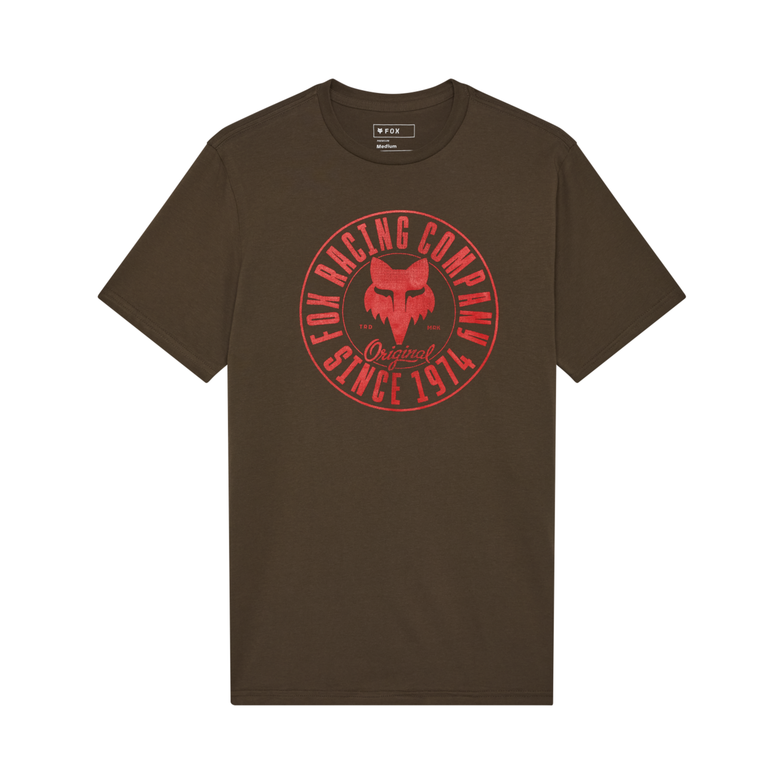 Fox Racing Emblem SS Prem Tee in BRAUN