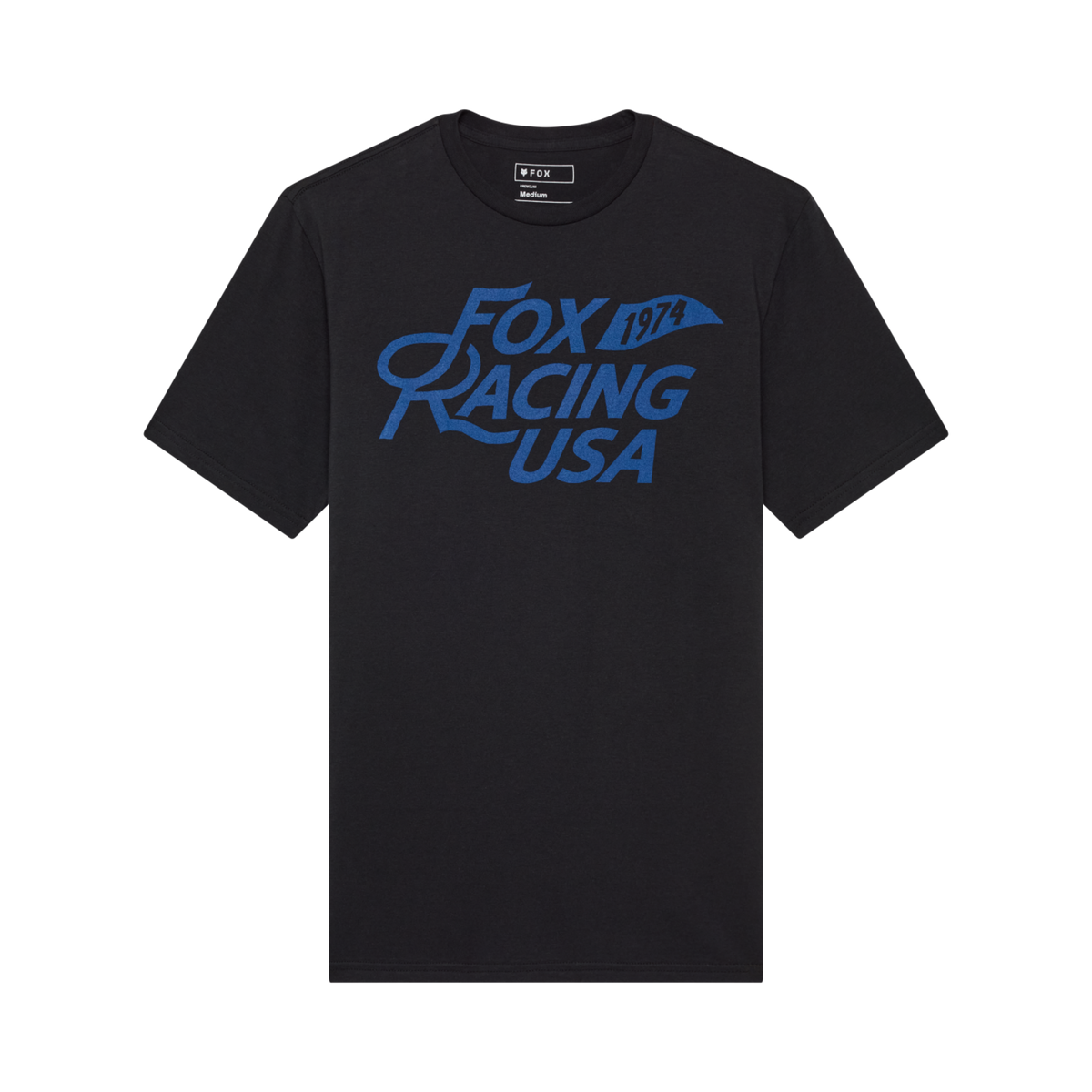 Fox Racing Fox Flag SS Prem Tee in SCHWARZ