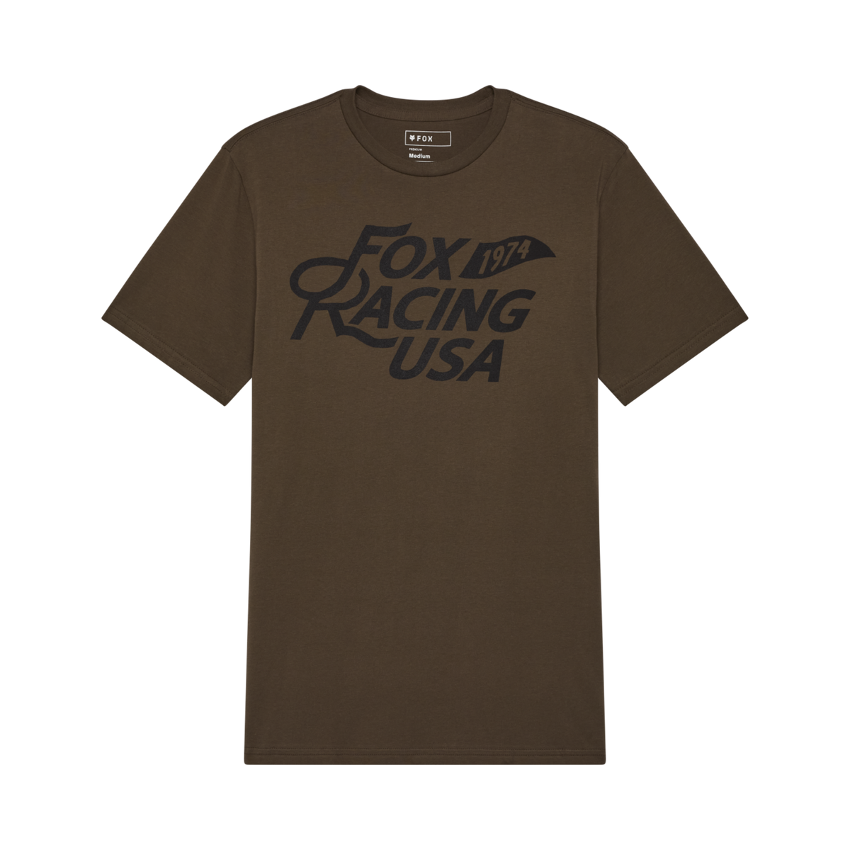 Fox Racing Fox Flag SS Prem Tee in BRAUN