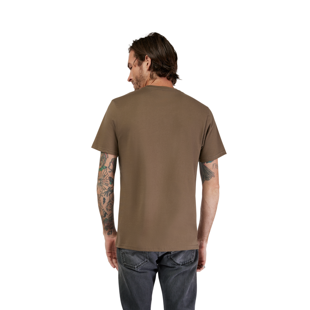 Fox Racing Fox Flag SS Prem Tee in BRAUN