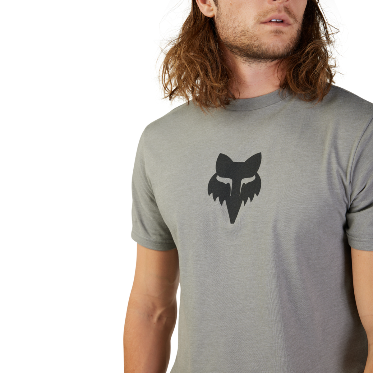 Fox Racing Fox Head SS Prem Tee in GRAU