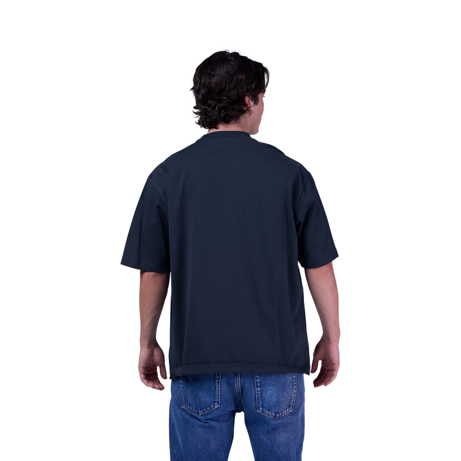 Fox Racing Wordmark Ov SS Tee in BLAU