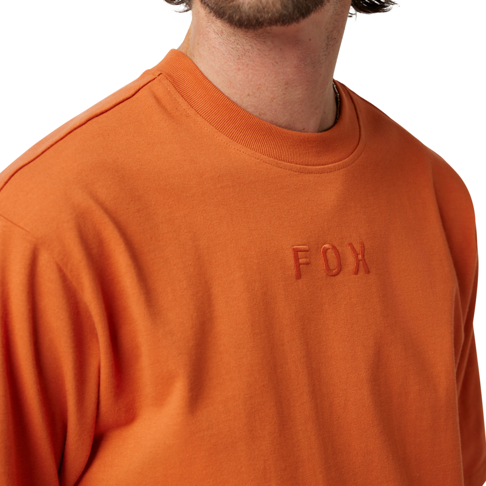 Fox Racing Wordmark Ov SS Tee in ORANGE
