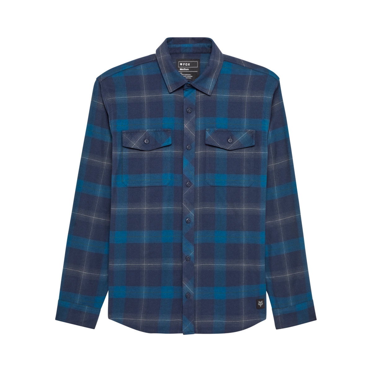 Fox Racing Survivalist Core Flannel LS in BLAU