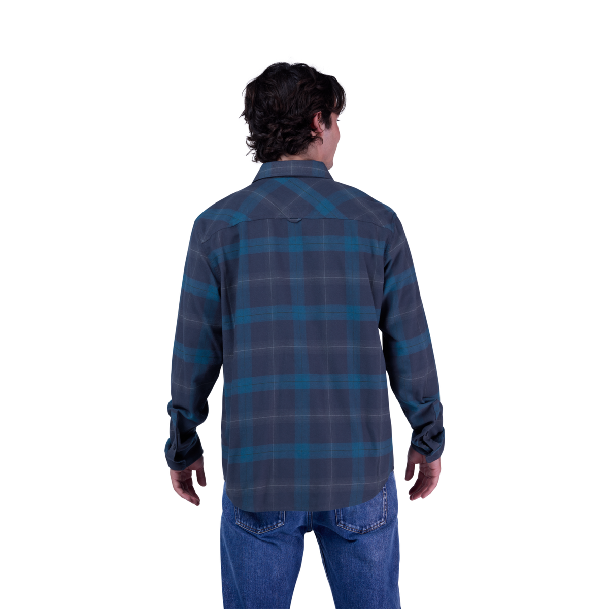 Fox Racing Survivalist Core Flannel LS in BLAU