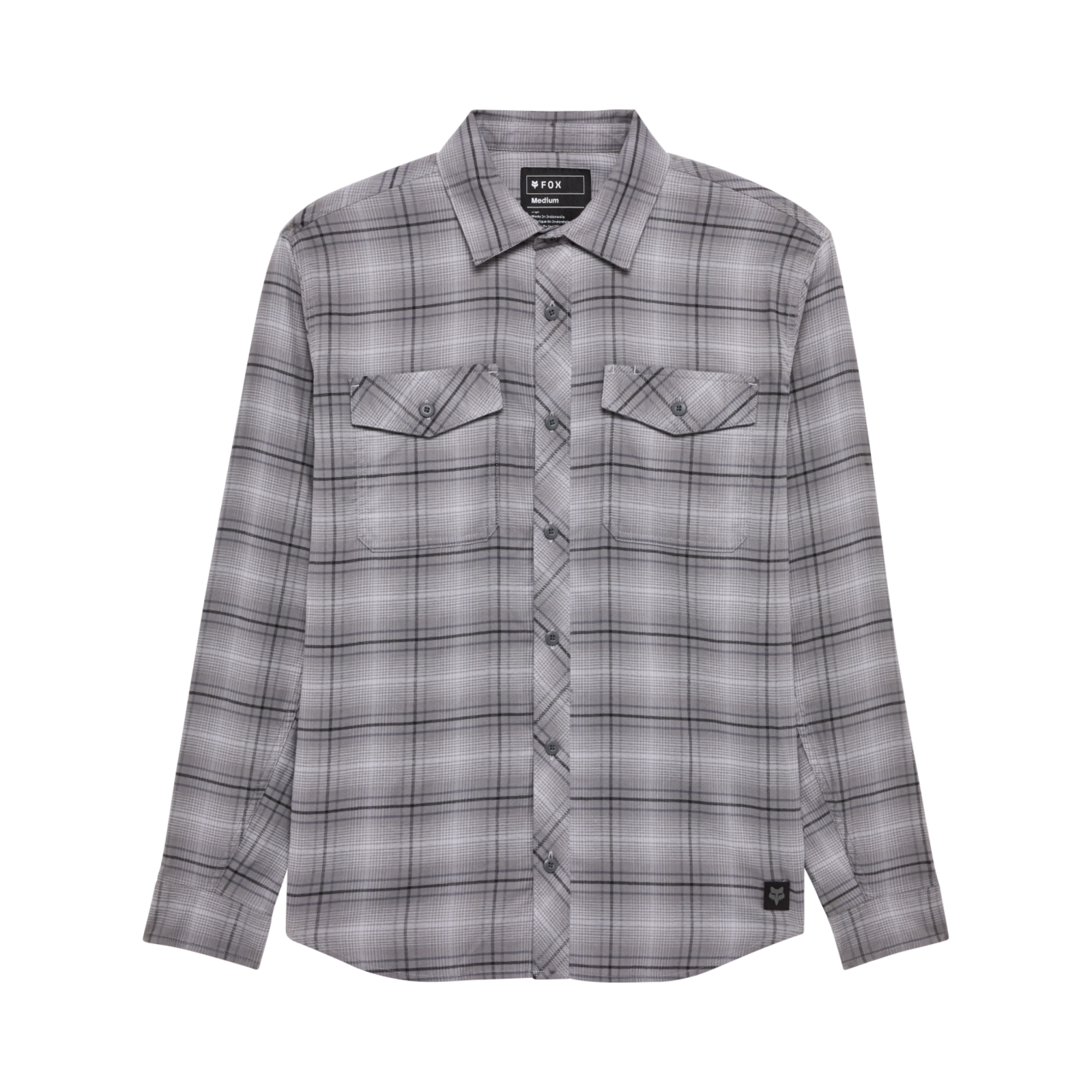 Fox Racing Survivalist Stretch Flannel LS in GRAU