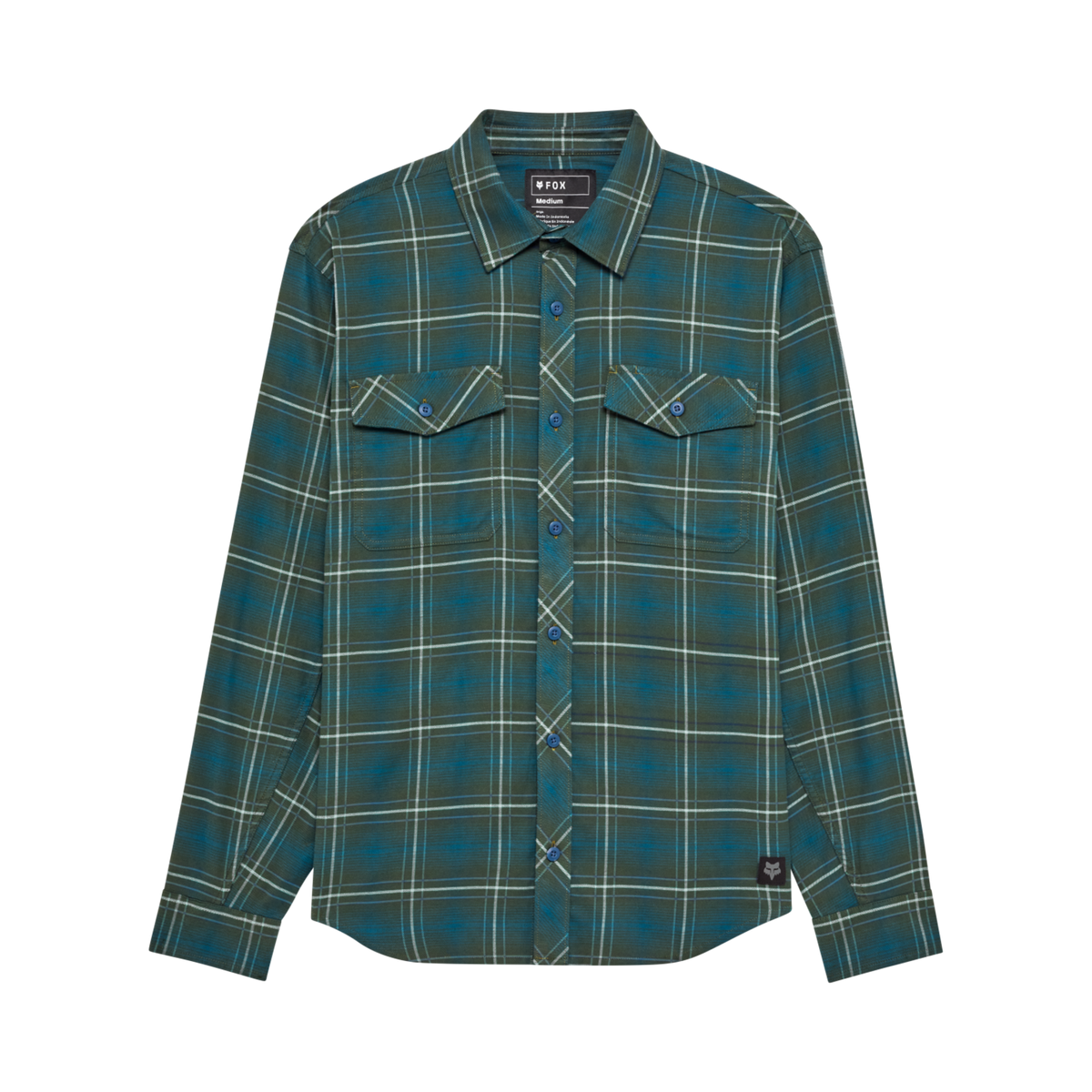 Fox Racing Survivalist Stretch Flannel LS in GRÜN