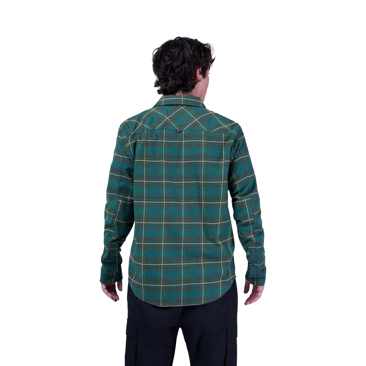 Fox Racing Survivalist Stretch Flannel LS in GRÜN