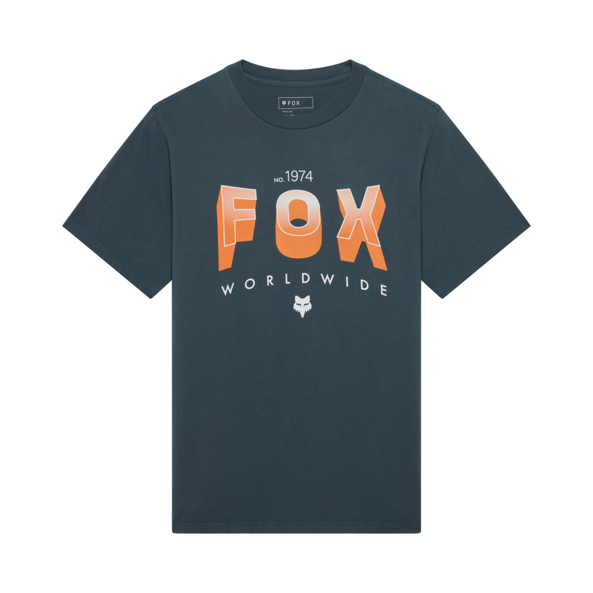 Fox Racing Block 195 Orig Ss Tee in BLAU